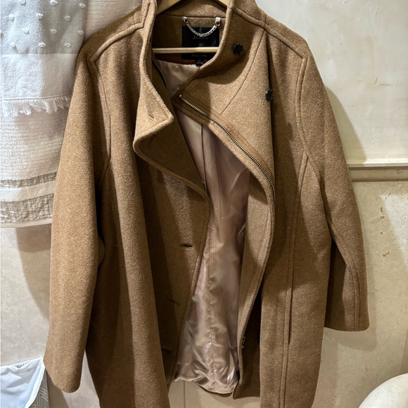 J.Crew Italian Stadium Cloth Wool (Cocoon coat in heather sandstone, size 20) - Picture 6 of 11